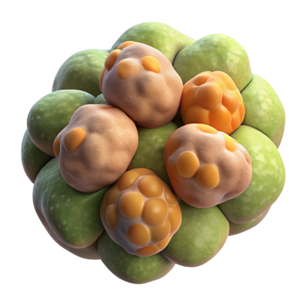 impressive creative Cellular Agriculture Nuggets Overhead View Cutout exclusive png