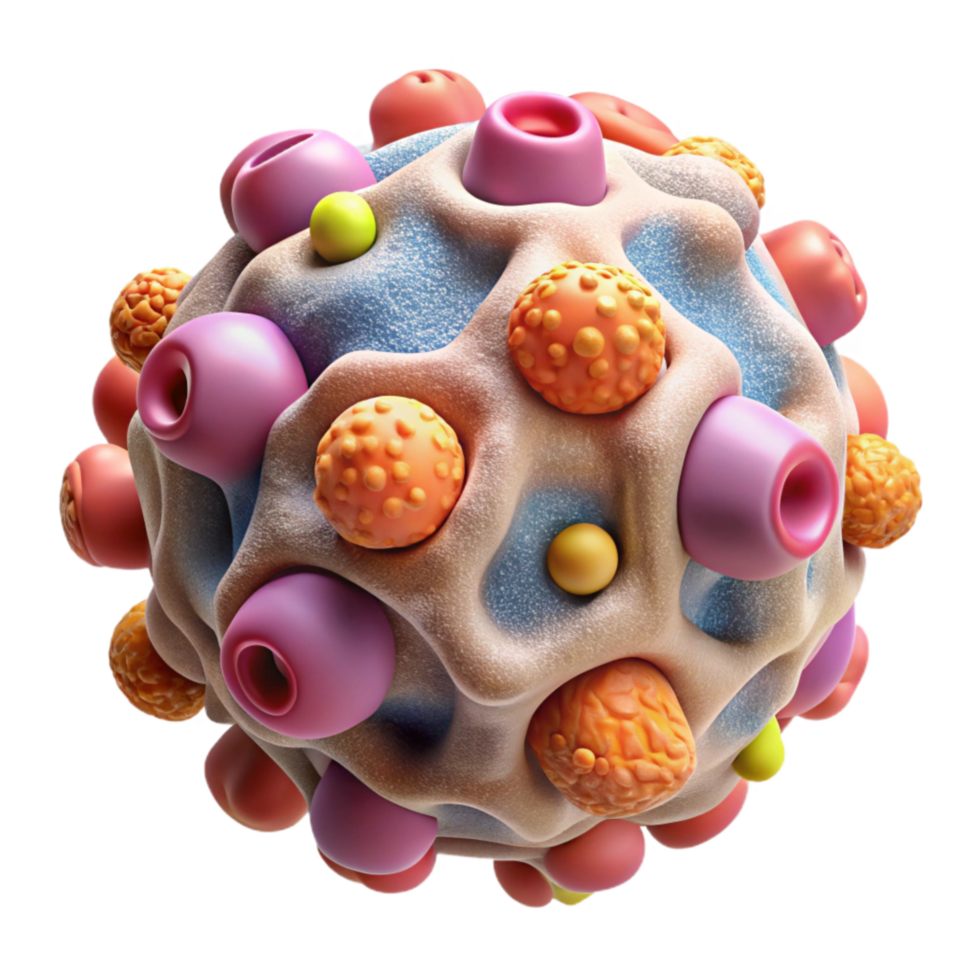 serene classic Cellular Division Process Microscopic View Isolated professional png