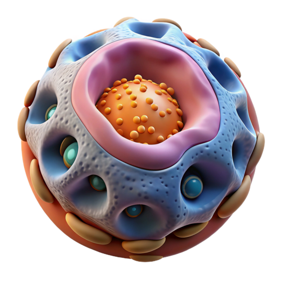 extraordinary contemporary Cellular Structure Microscopic View Cutout Element high quality png