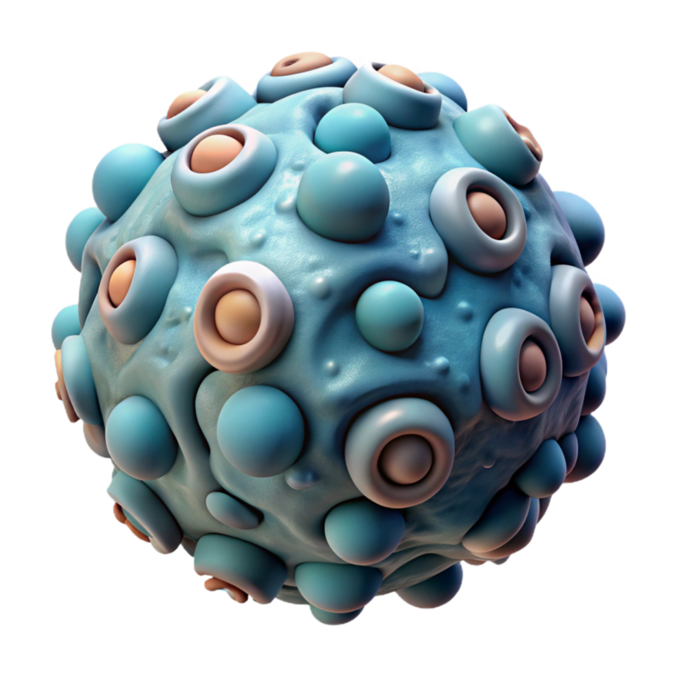 extraordinary traditional Cellular Structure Microscopic View Cutout Element high quality png