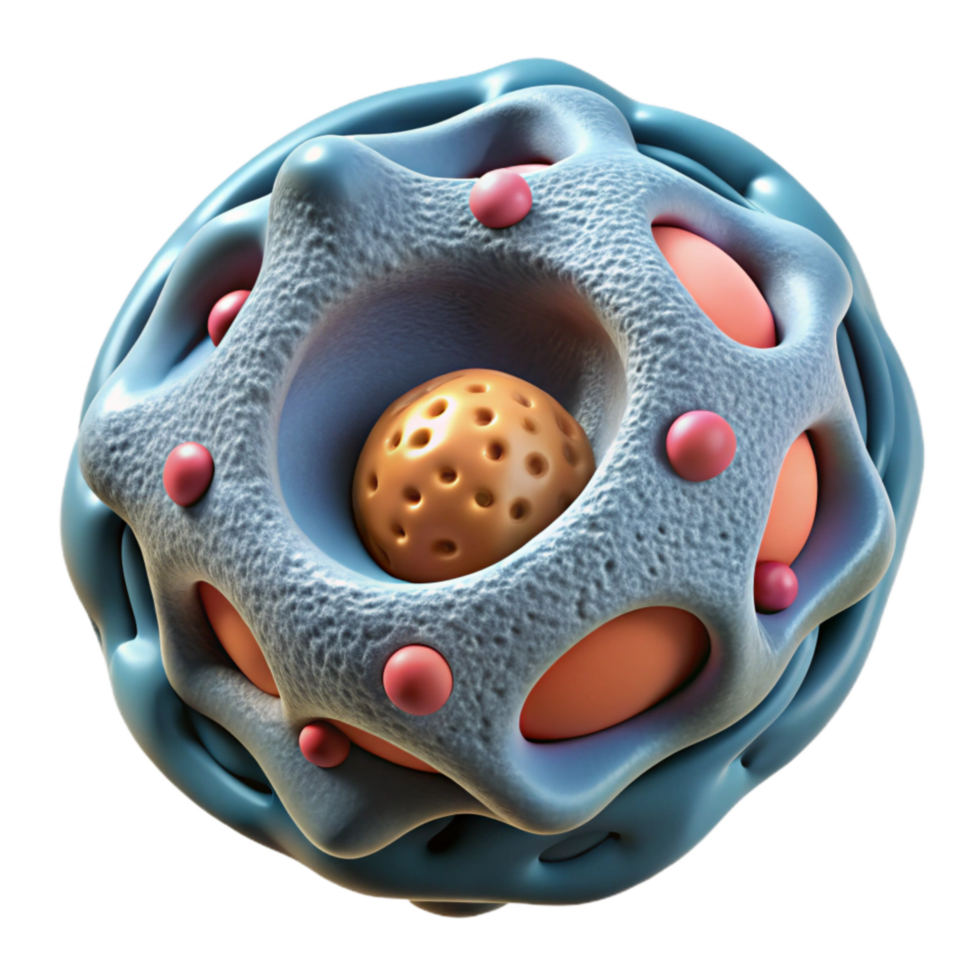 magnificent classic Cellular Structure Microscopic View Cutout Element authentic png