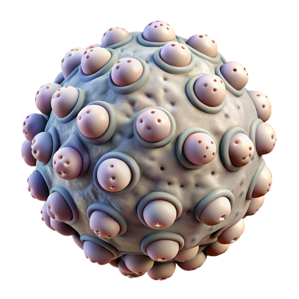 serene abstract Cellular Structure Microscopic View Cutout Element high quality png