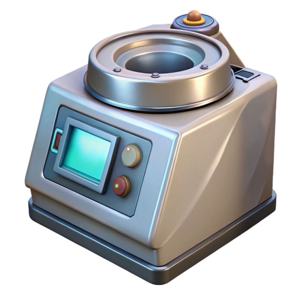 wonderful creative Centrifuge Machine with Control Panel Transparent Background premium png