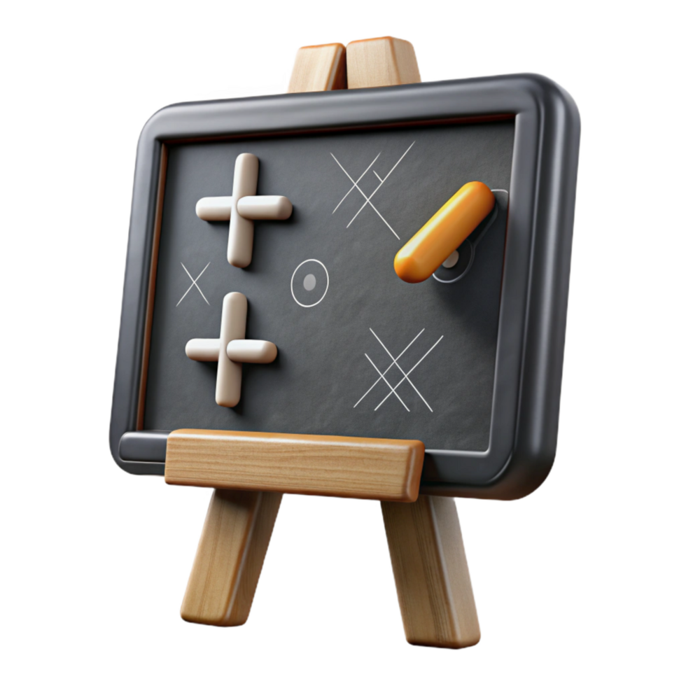 extraordinary artistic Chalkboard with Equations Cutout authentic png