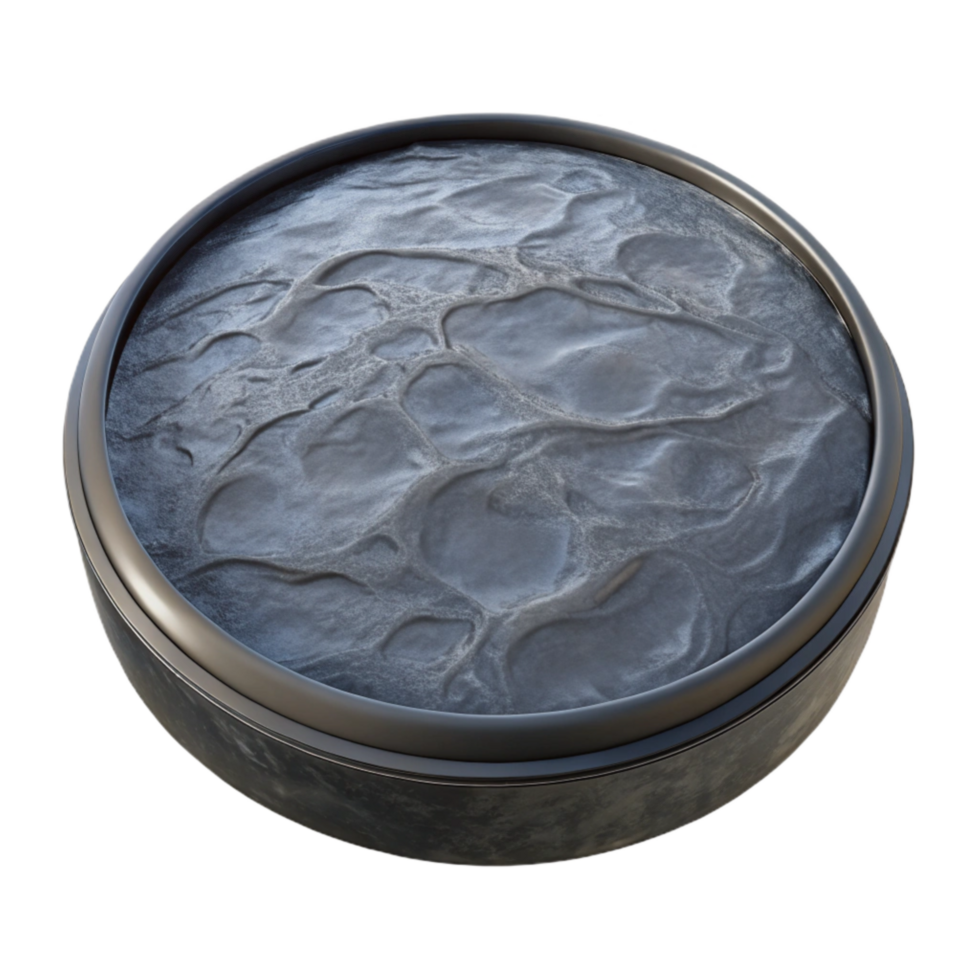 magnificent traditional Charcoal Gray Artificial Petri Dish Isolated Transparent Background original png