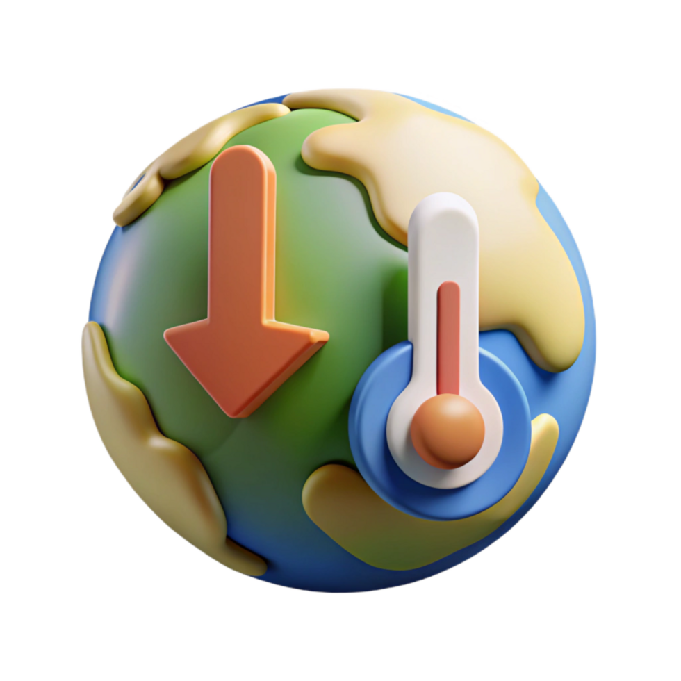 wonderful modern Climate Action Icon Cutout Rising Temperature Graph high resolution png