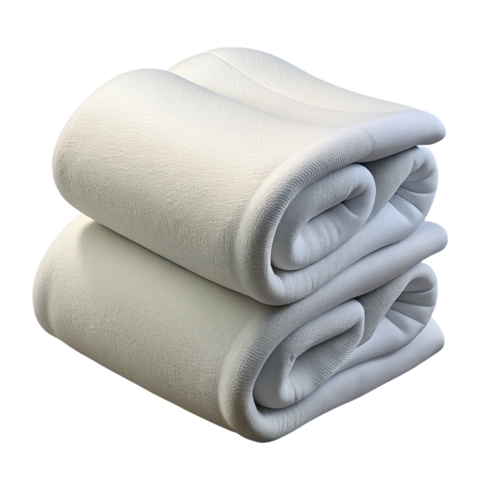 vibrant artistic Clean White Towels Folded Isolated original png
