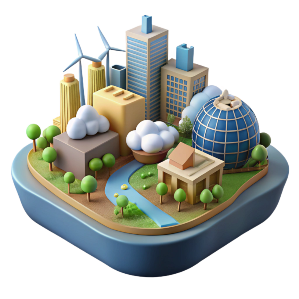 wonderful modern Climate Adaptive Masterplan Isolated Sustainable Development genuine png