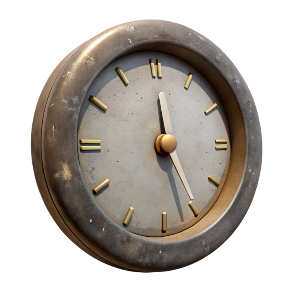 vibrant abstract Clock Face No Hands Time Unknown Isolated original png