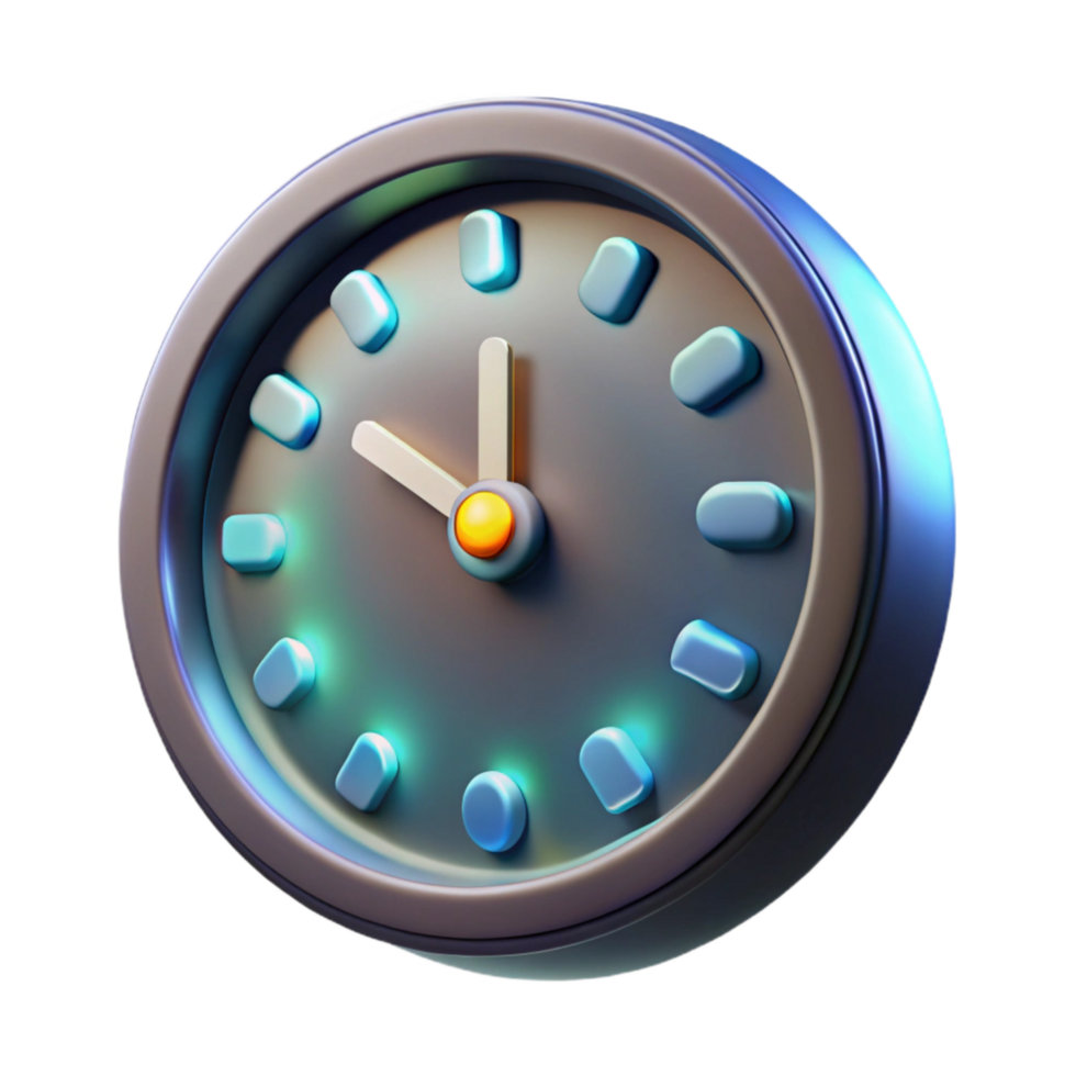 wonderful vintage Clock Face with Glowing Symbols Transparent Background genuine png
