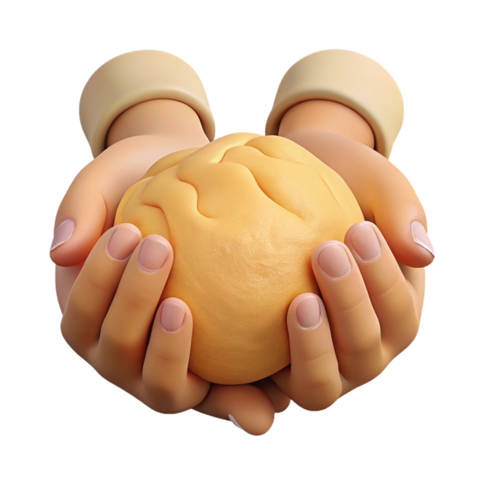 serene rustic Close Up of Hands Holding Teacup Cutout detailed png