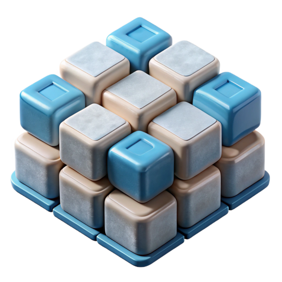 extraordinary artistic Coding Blocks Arranged in Pattern Cutout detailed png