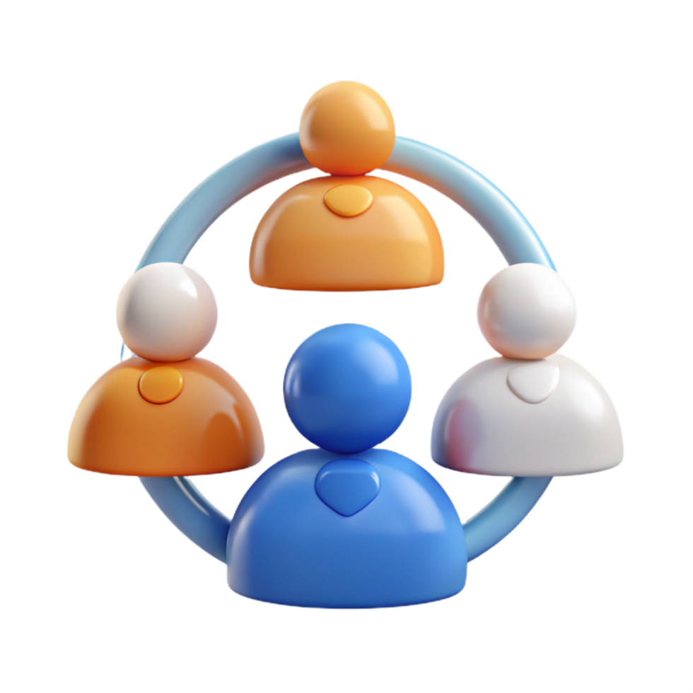 impressive minimalist Collective Effort Icon Team Silhouette Transparent authentic png