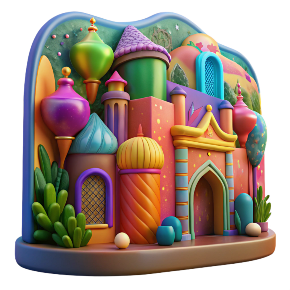extraordinary creative Colorful Community Mural Painting Transparent Background detailed png