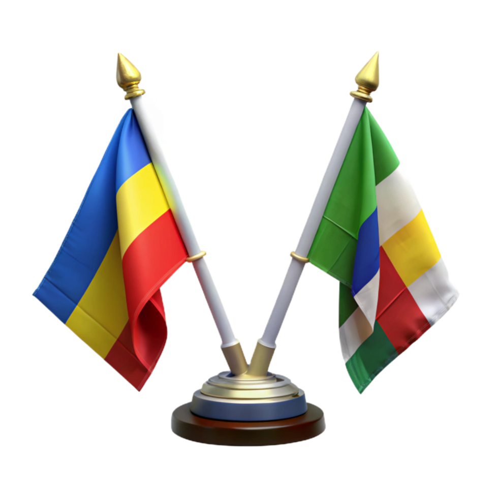 beautiful vintage Colorful Flags Representing Different Nations Isolated original png