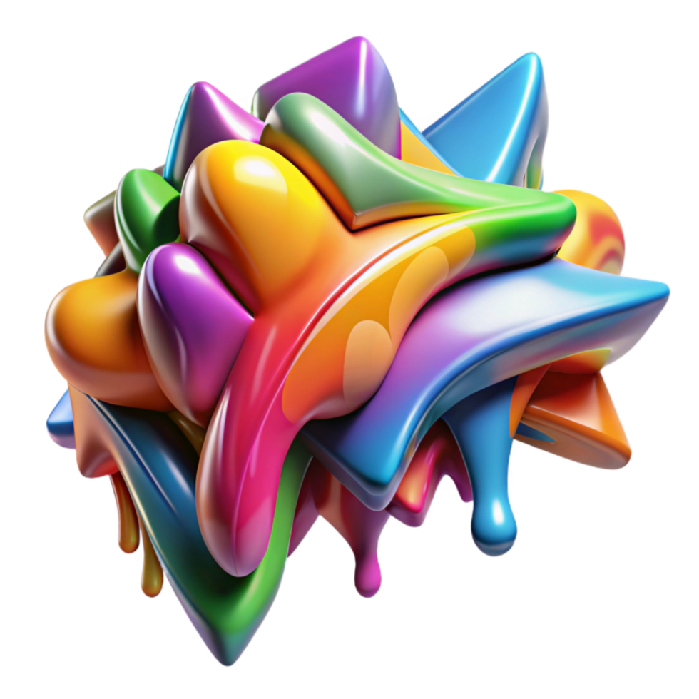impressive contemporary Colorful Graffiti Art Transparent Background high resolution png