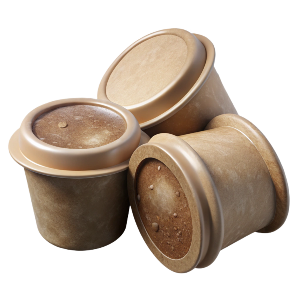 stunning contemporary Compostable Coffee Pods with Biodegradable Filters Isolated 4K png