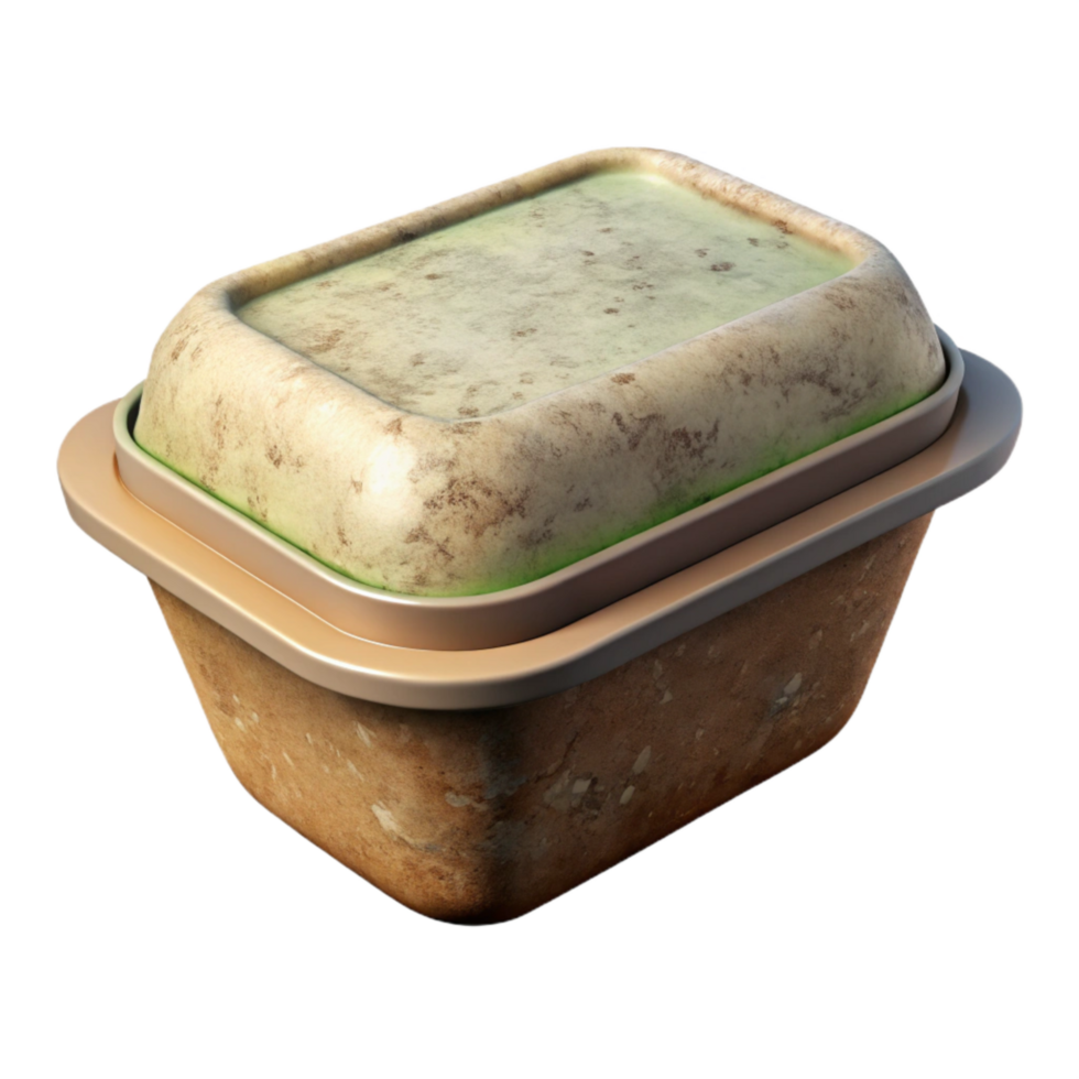 beautiful artistic Compostable Food Container Transparent Background high resolution png