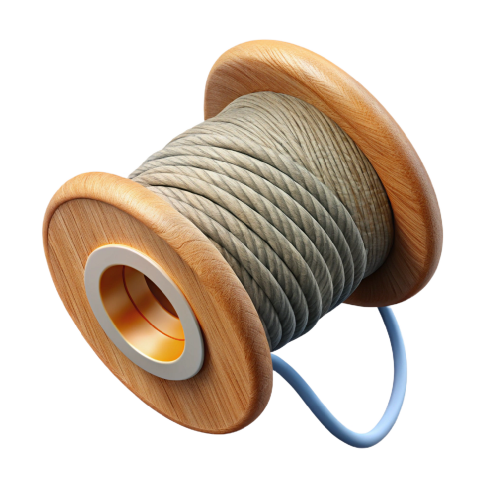 elegant contemporary Conductive Yarn Spool Cutout Element exclusive png
