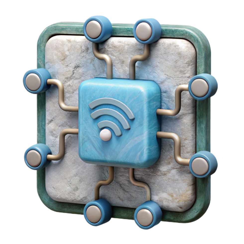 impressive contemporary Connected Devices Network Circuit Board Cutout high resolution png