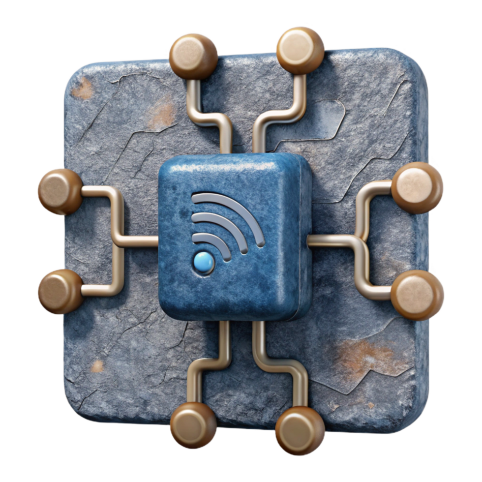 impressive contemporary Connected Devices Network Circuit Board Cutout original png