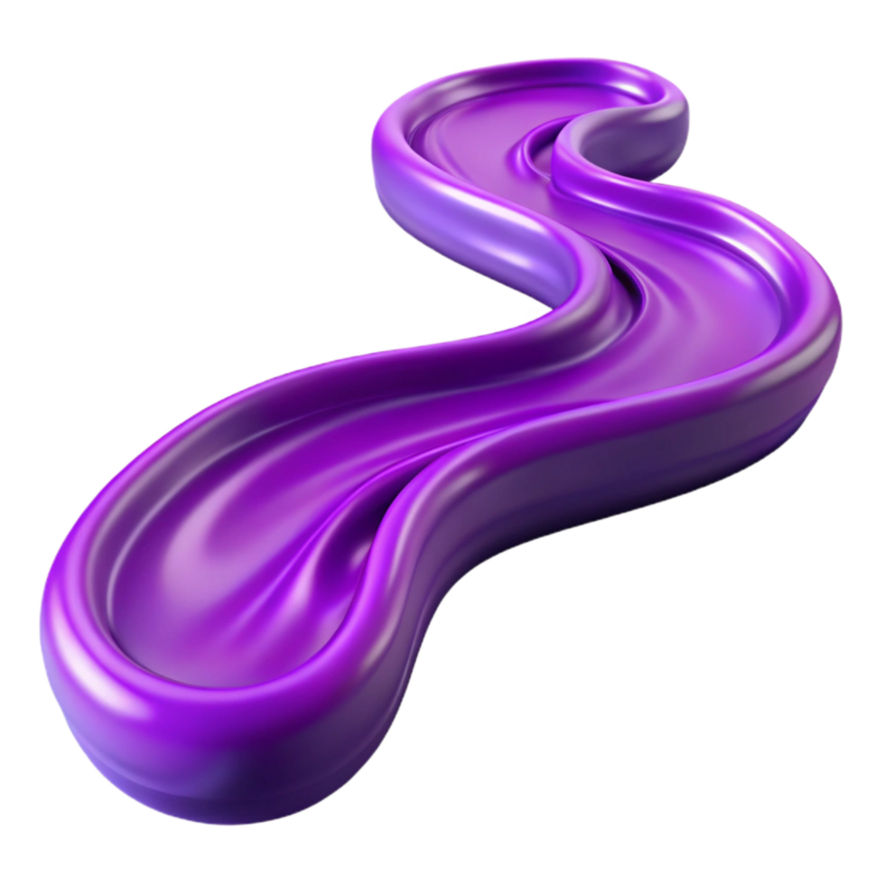 impressive rustic Consciousness Flow Purple Stream Transparent Background 4K png