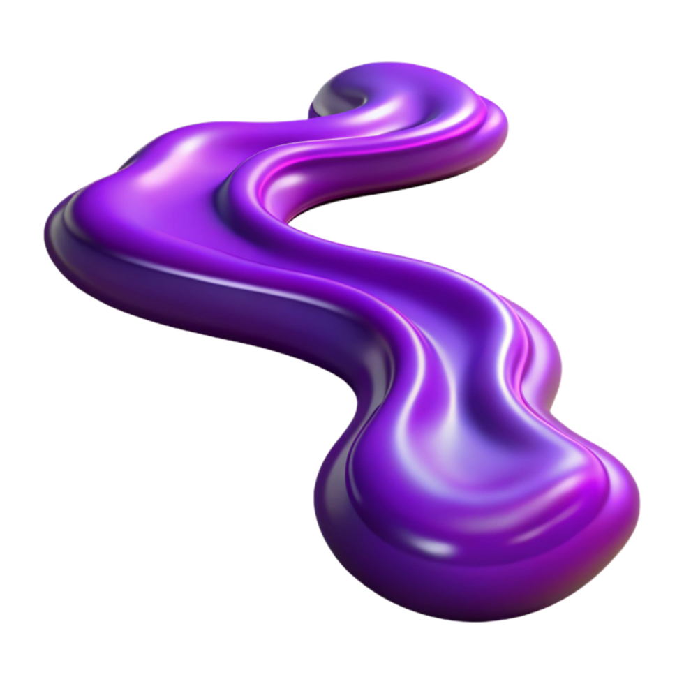 serene vintage Consciousness Flow Purple Stream Transparent Background premium png