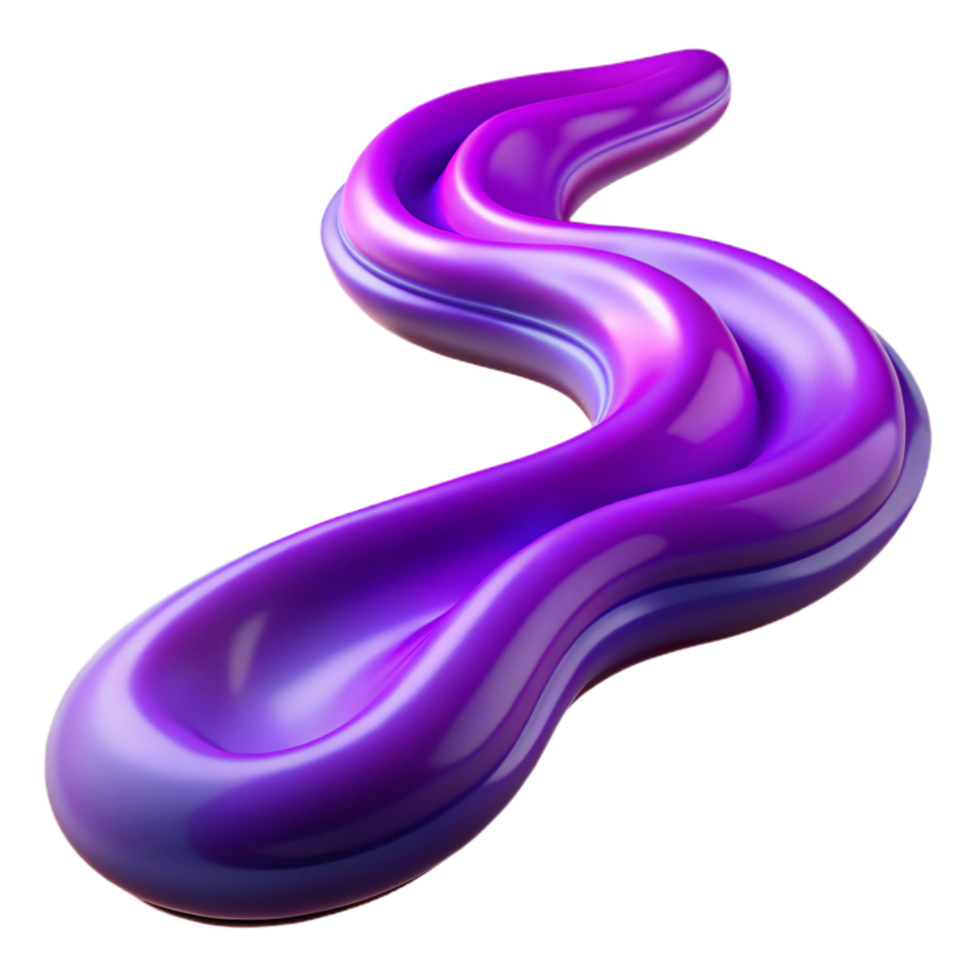 stunning creative Consciousness Flow Purple Stream Transparent Background 4K png