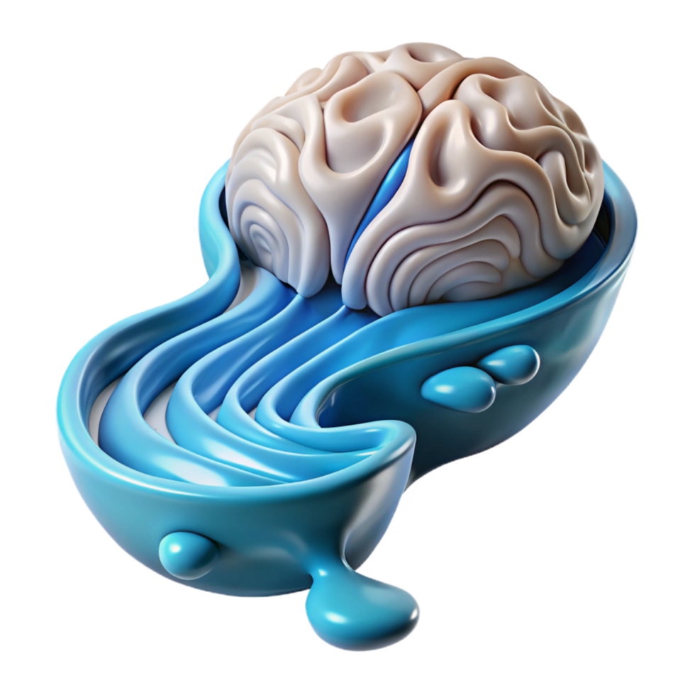impressive traditional Consciousness Stream Flowing Into Digital Space Cutout exclusive png