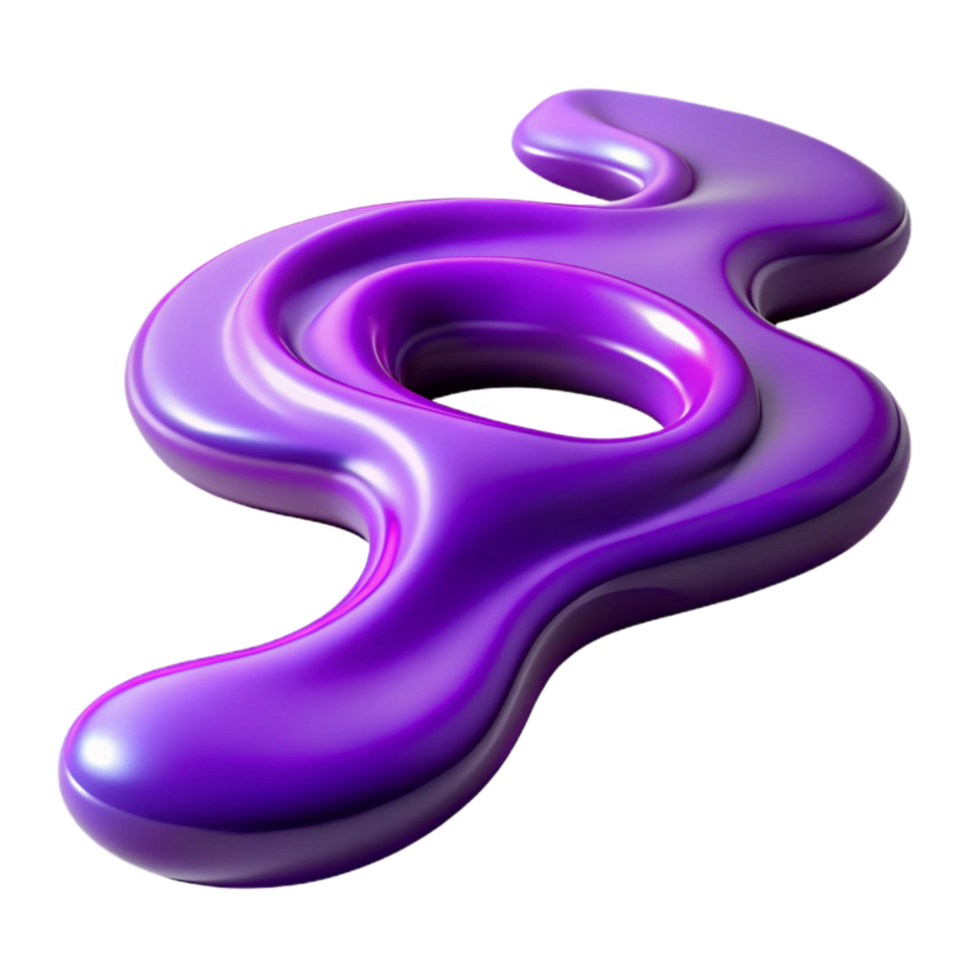 serene vintage Consciousness Stream Purple Flow Cutout authentic png
