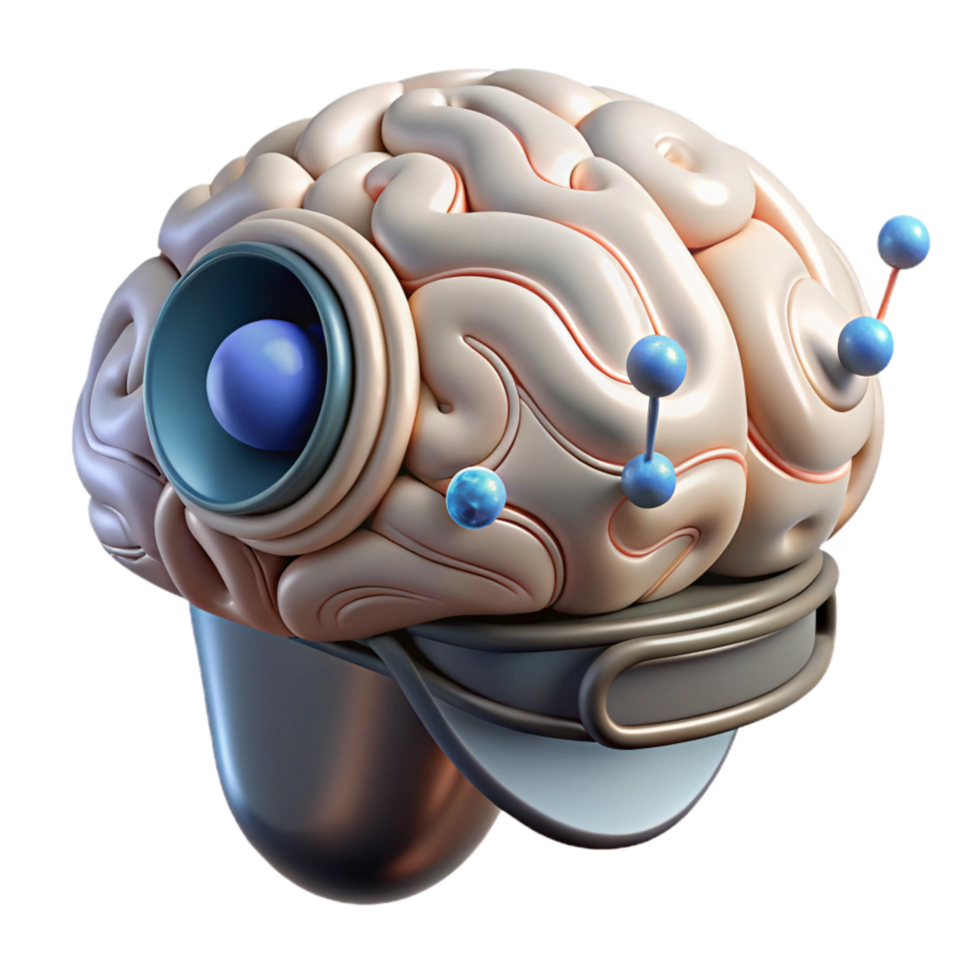 dramatic traditional Consciousness Transfer Through Neural Interface Cutout high quality png