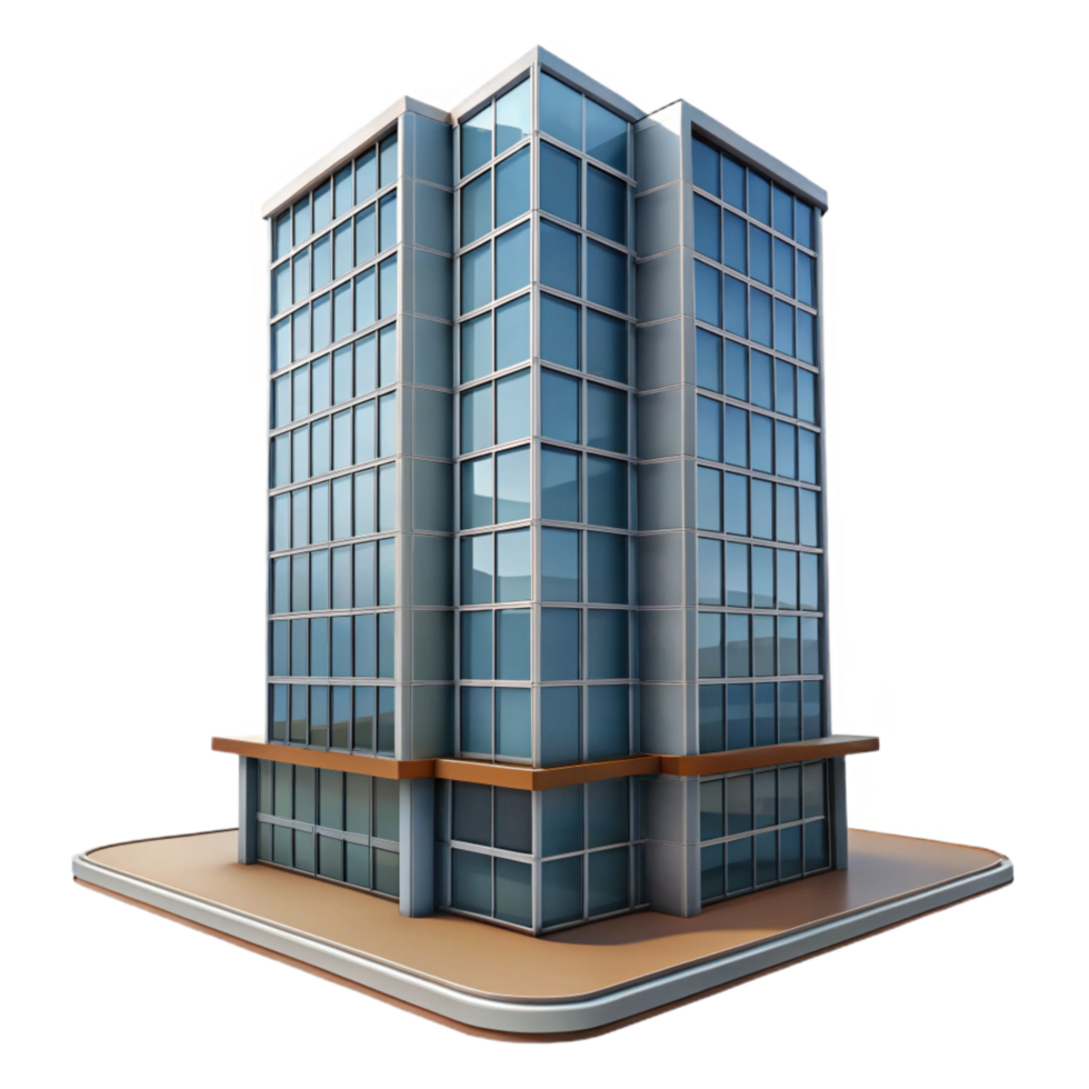 magnificent rustic Contemporary Office Tower Low Angle Cutout genuine png