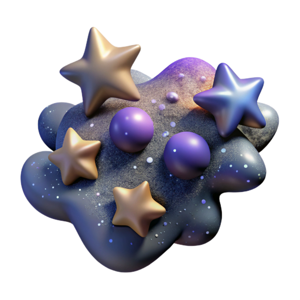 elegant contemporary Cosmic Background Stars and Nebulae Cutout genuine png