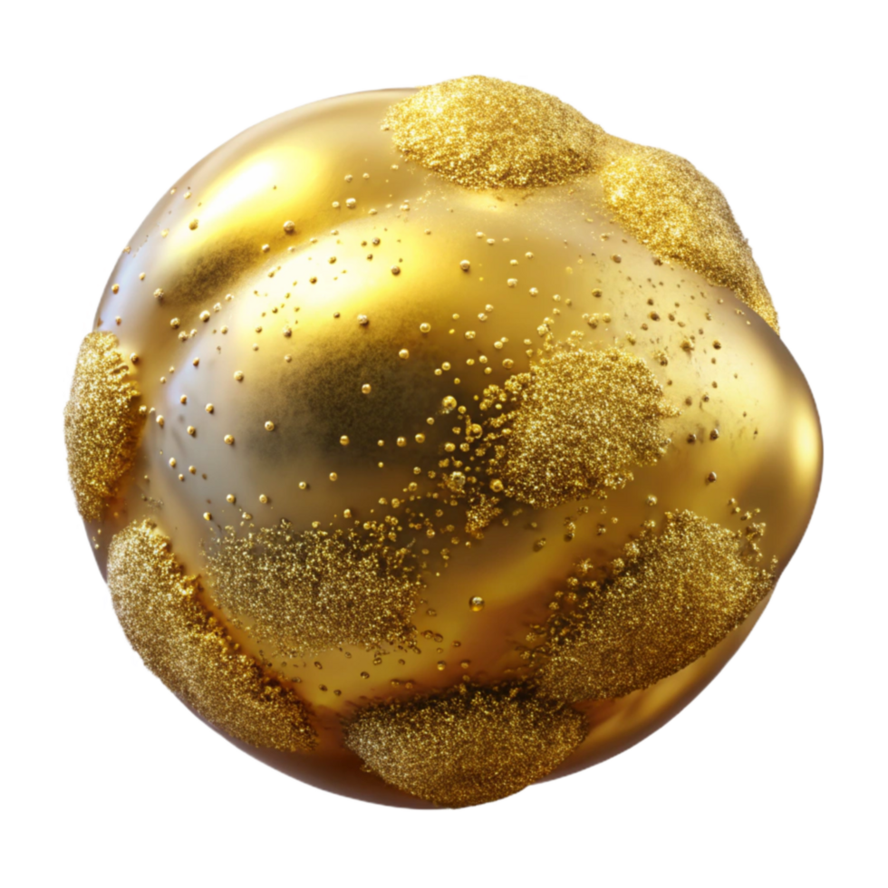 dramatic modern Cosmic Dust Sparkling Gold Transparent Background professional png