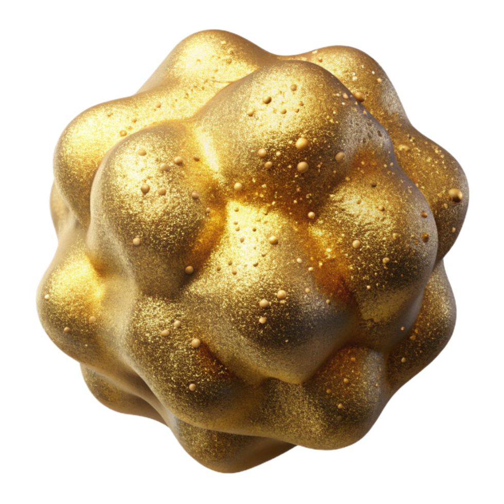 dramatic artistic Cosmic Dust Sparkling Gold Transparent Background professional png