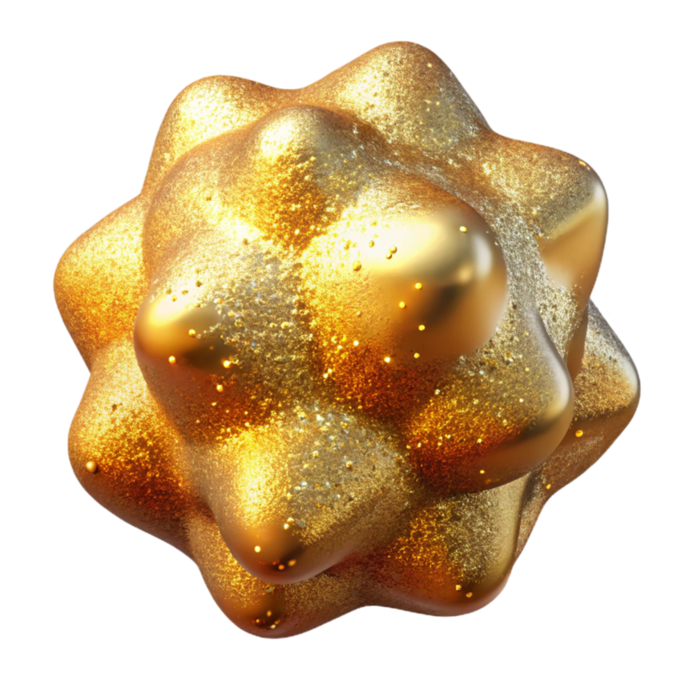 impressive classic Cosmic Dust Sparkling Gold Transparent Background original png