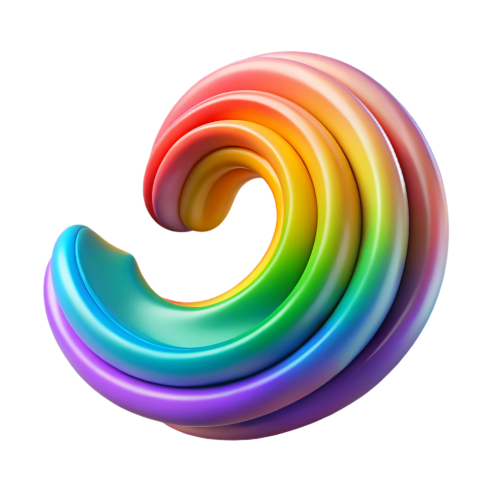 impressive traditional Cosmic Wave Colorful Spectrum Cutout original png