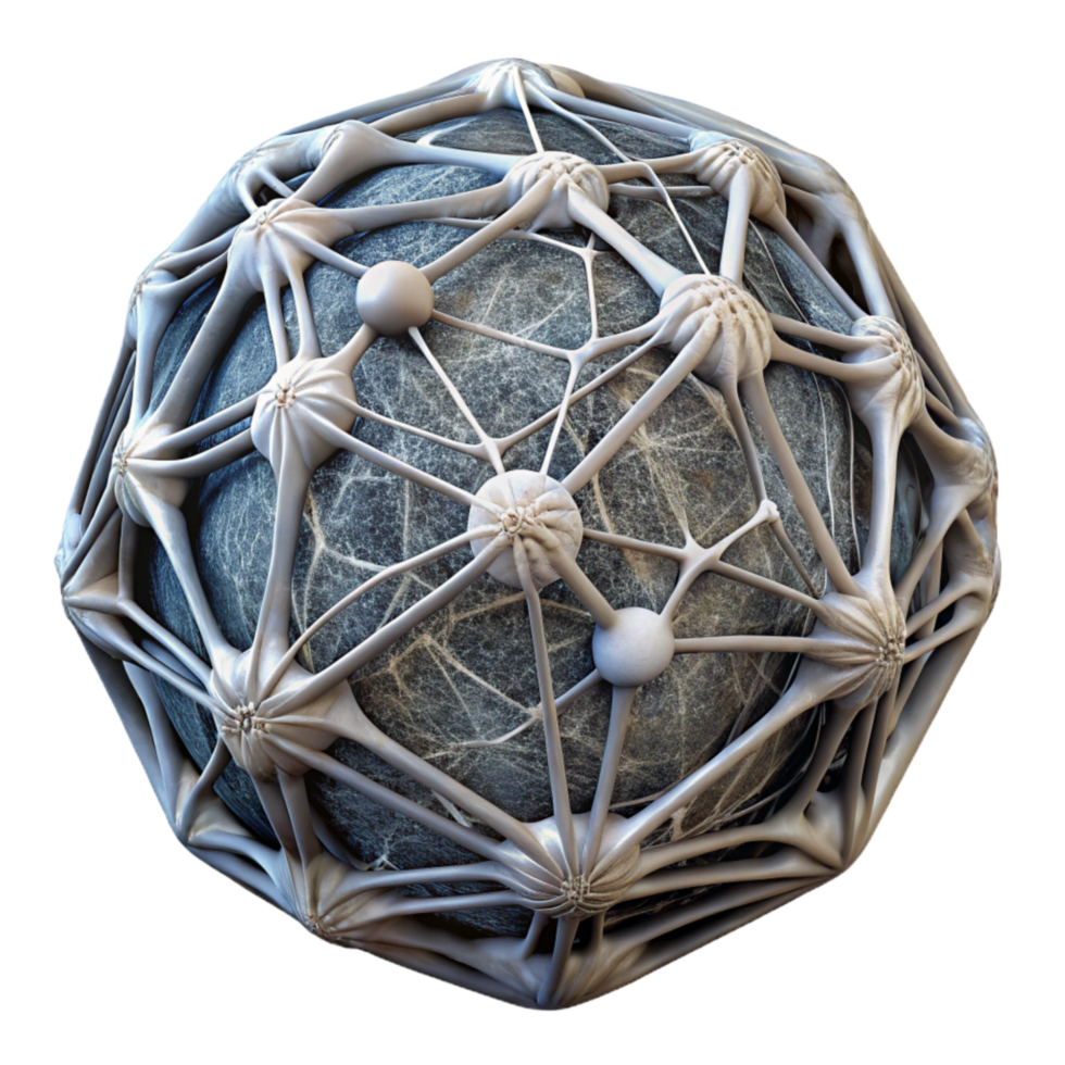 beautiful vintage Cosmic Web Isolated with Filament Structure original png