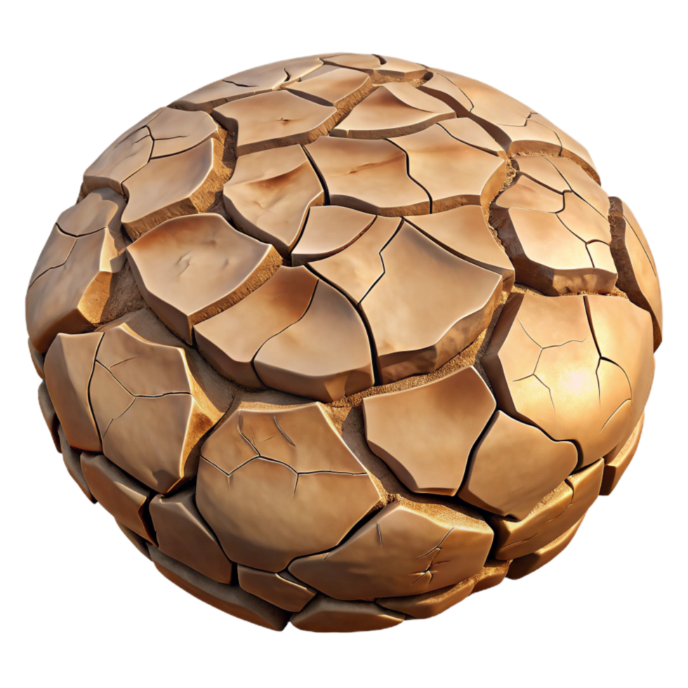 wonderful artistic Cracked Desert Ground Texture Cutout premium png