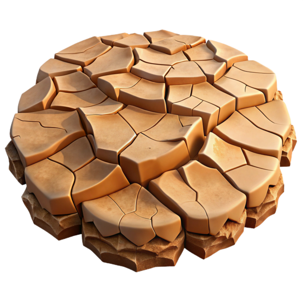 impressive modern Cracked Desert Ground Texture Cutout high resolution png