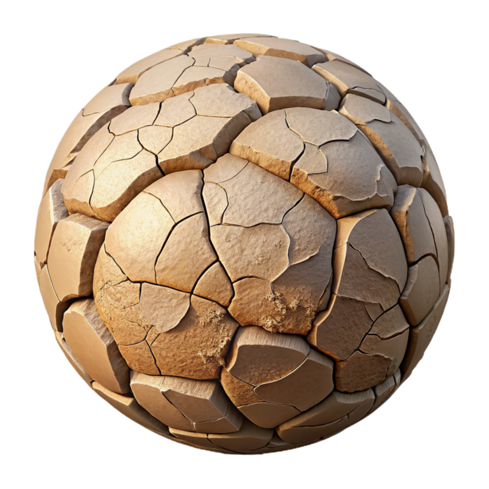 magnificent artistic Cracked Earth Texture Cutout detailed png