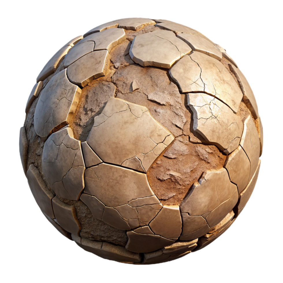 elegant classic Cracked Earth Texture Transparent Background professional png