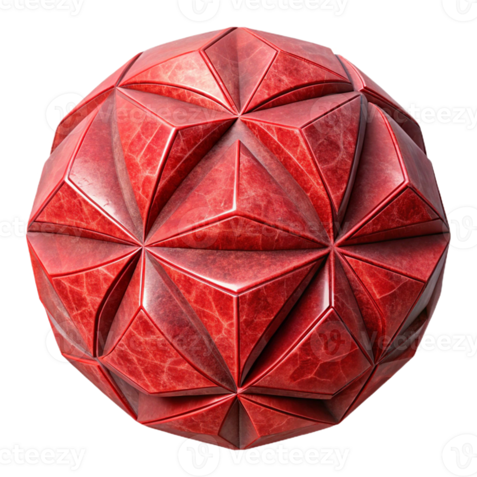 wonderful traditional Crimson Red Geometric Pattern Isolated premium png