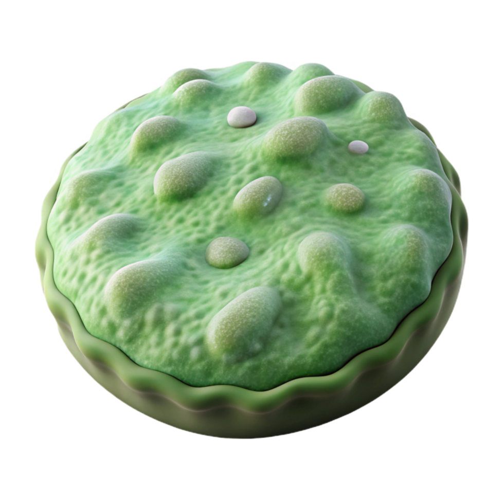 vibrant traditional Cultured Algae Wafer Isolated on White authentic png