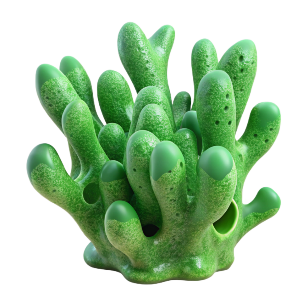 extraordinary rustic Cultured Algae Green Color Cutout 4K png