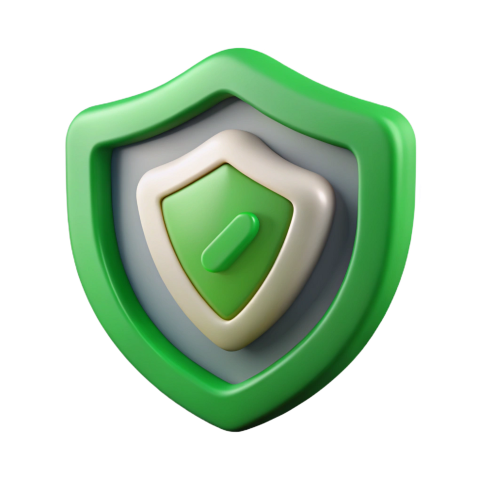 serene rustic Cybersecurity Software Icon with Shield Transparent authentic png