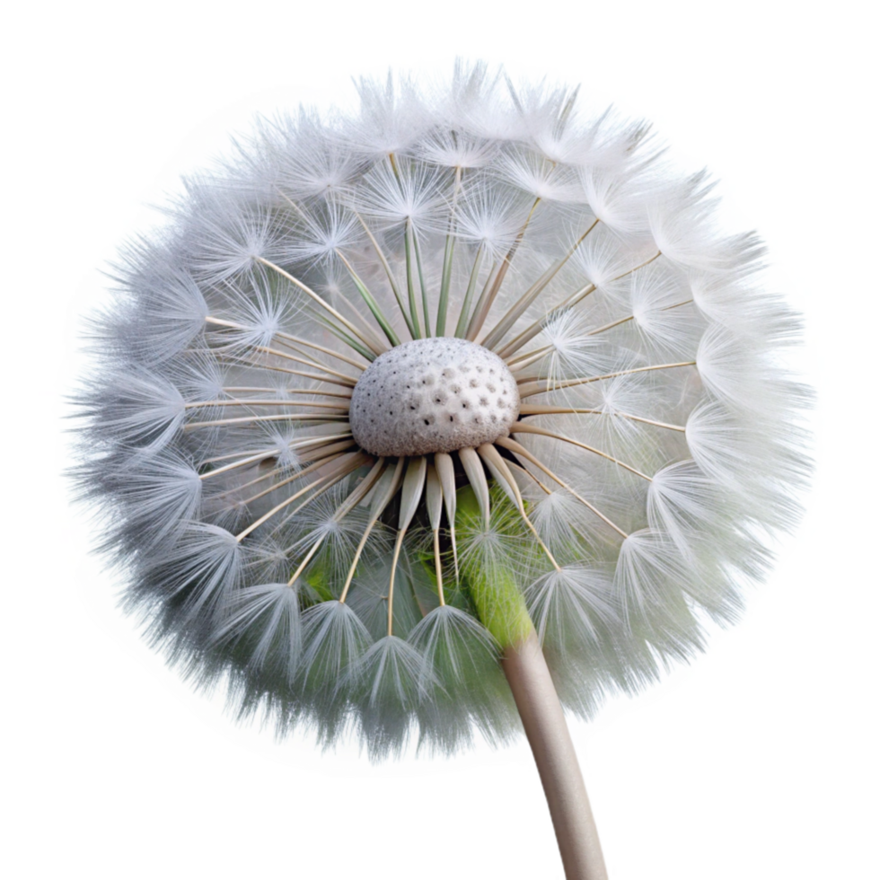 beautiful abstract Dandelion Seed Head Fluffy White Transparent professional png