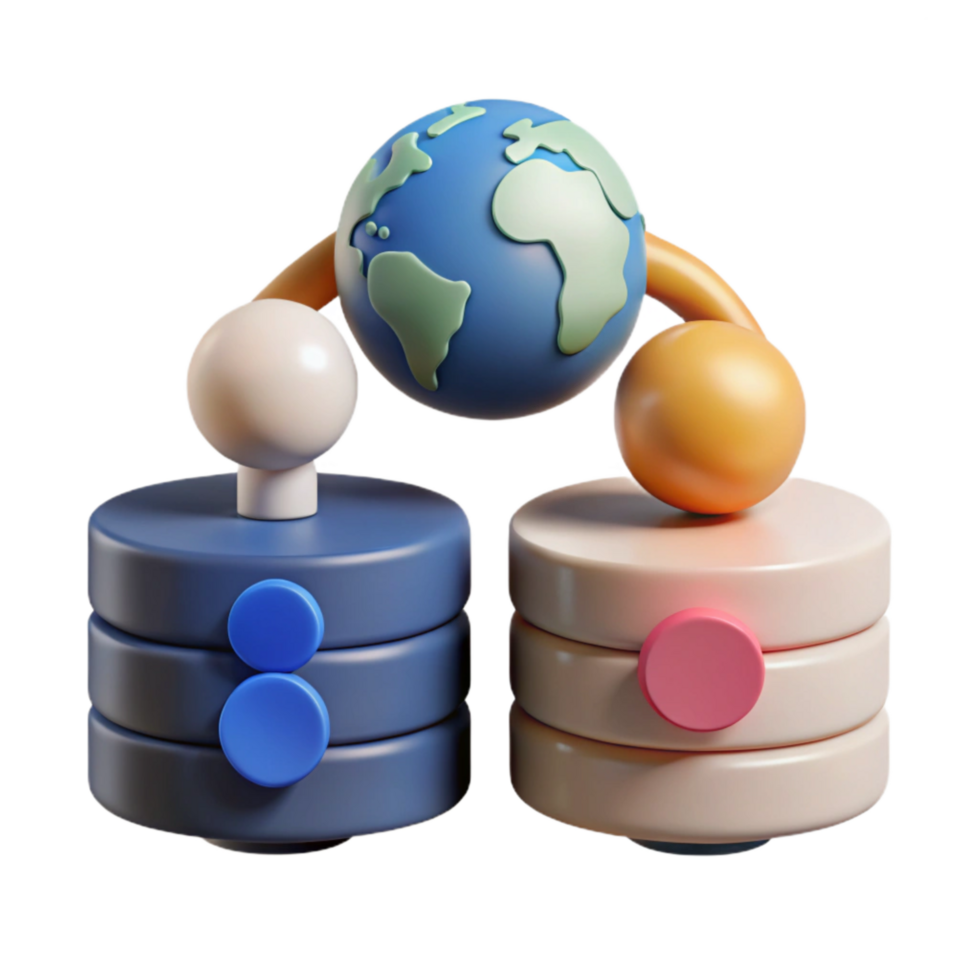 beautiful creative Data Transfer Between Generations Visual Metaphor Cutout original png