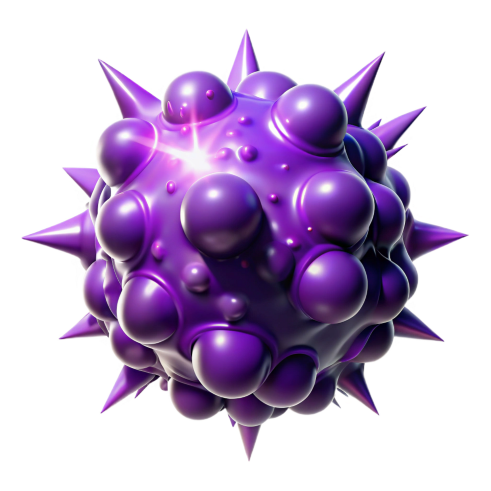 impressive modern Deep Purple Cosmic Explosion Transparent Background genuine png