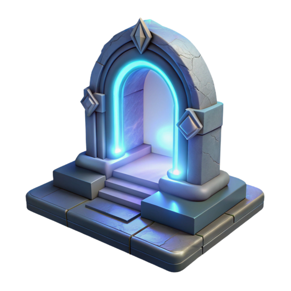 magnificent traditional Digital Afterlife Portal White Light Transparent Background premium png